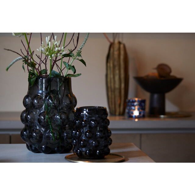 Light & Living vaas Ø24x30 cm haroa glas smoke 2882871 large