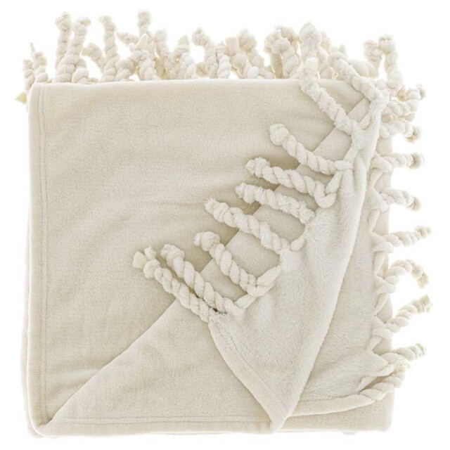 Unique Living plaid lieke 130x160cm ivory 2060983 large