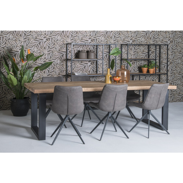 Brix eetkamertafel sturdy 240x100 cm mangohout - 2058770 large