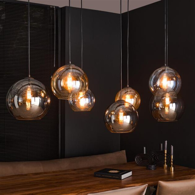 Hoyz Hoyz hanglamp 4+3 multi globe xl 7 lichtpunten artic 2596072 large