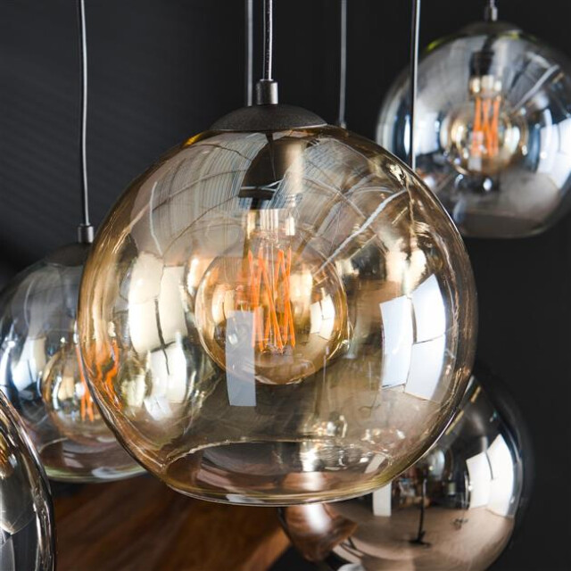 Hoyz Hoyz hanglamp 4+3 multi globe xl 7 lichtpunten artic 2596072 large