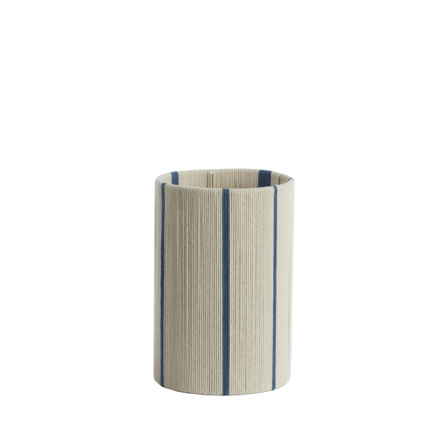 Light & Living kap cilinder 20-20-30 cm medan crème+blauw 2888004 large