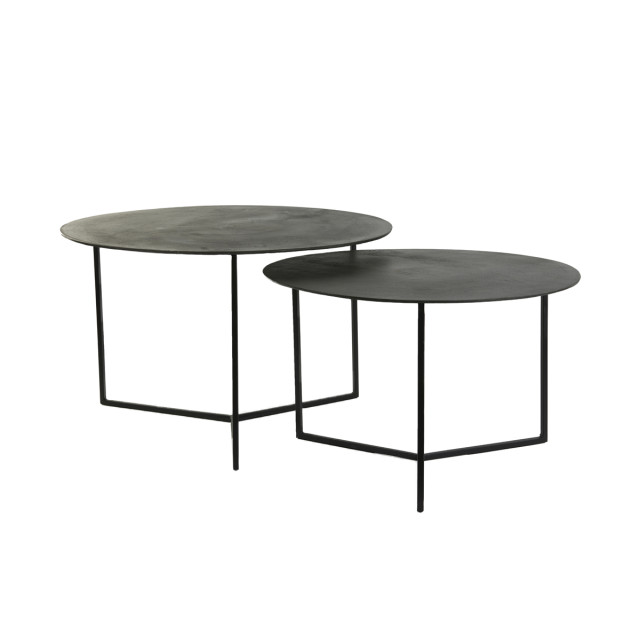 Light & Living salontafel socos Ø75x46.5cm - set van 2 2394299 large