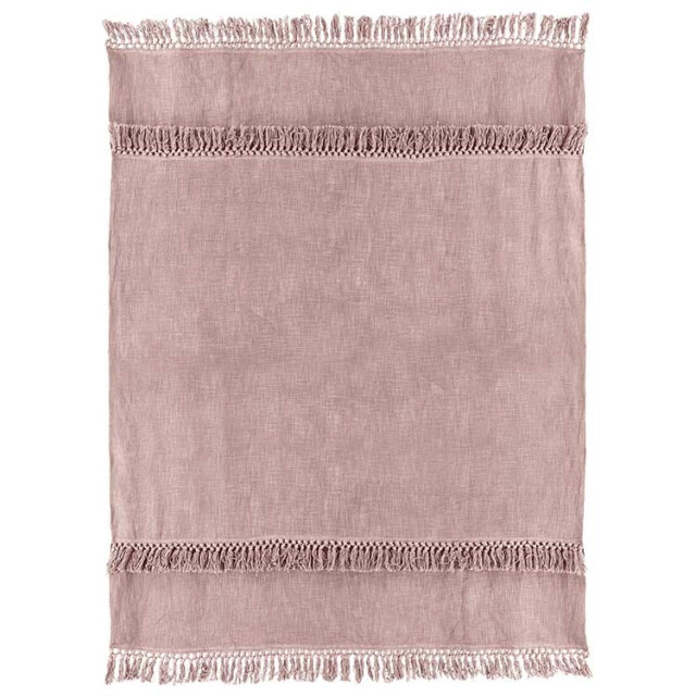 Unique Living plaid saba 130x180cm old pink 2063530 large