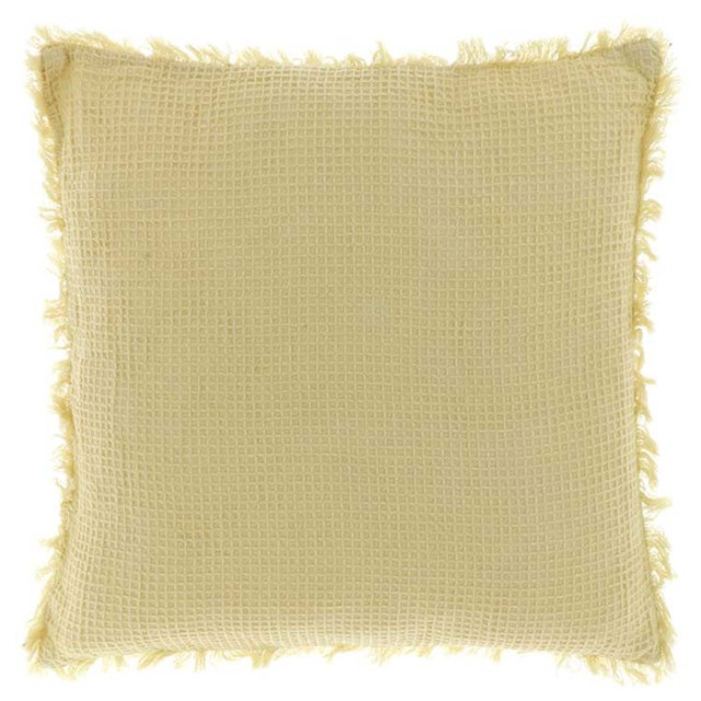 Unique Living kussen canar 45x45cm soft yellow 2069259 large