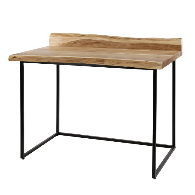 Hoyz Hoyz bureau live edge 110x60x76 hout metaal onderstel - 2061049 large