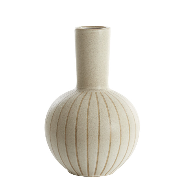 Light & Living vaas deco Ø34x52 cm ulloa keramiek mat zand+ 2883010 large