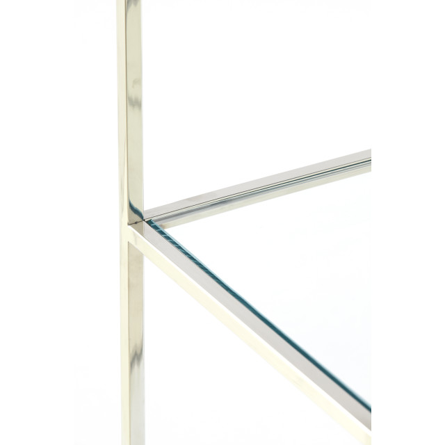 Light & Living kast open 3l 100x40x90 cm mariki glas helder+nikkel 2883629 large