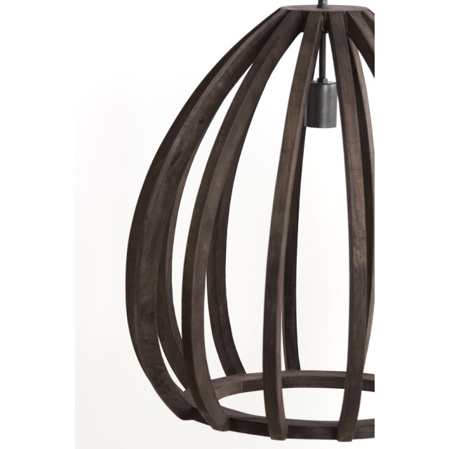 Light & Living hanglamp Ø50x54 cm barsia hout donker 2883680 large