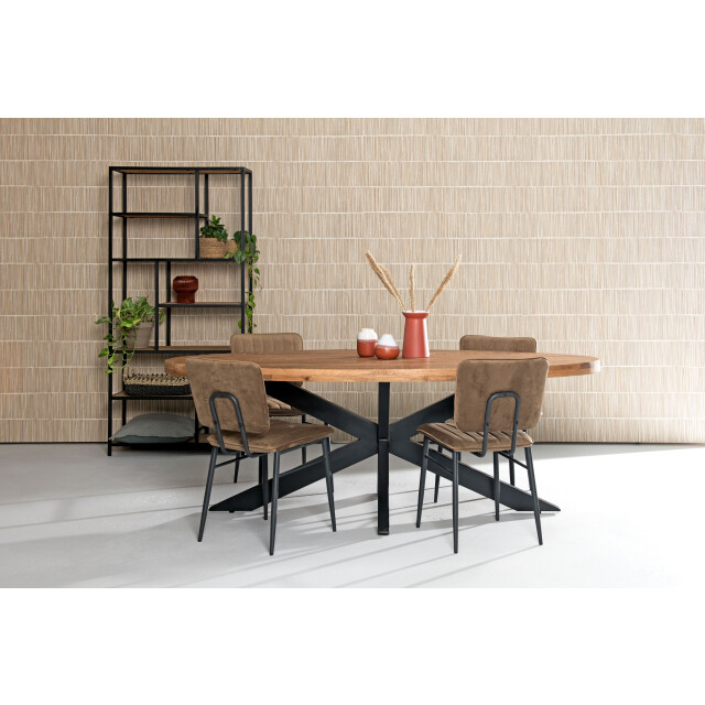 Brix eetkamertafel ovaal 240 cm mangohout - 2058641 large