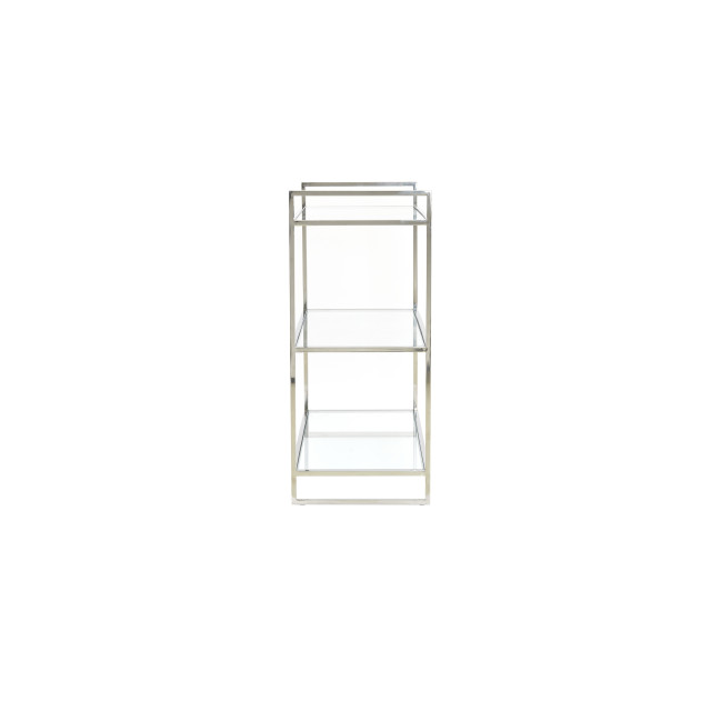 Light & Living kast open 3l 100x40x90 cm mariki glas helder+nikkel 2883629 large