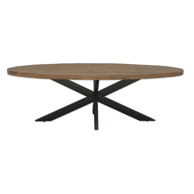 Brix eetkamertafel ovaal 240 cm mangohout - 2058641 large