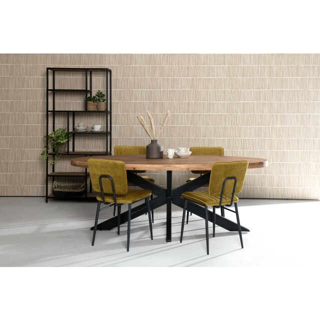 Brix eetkamertafel ovaal 240 cm mangohout - 2058641 large