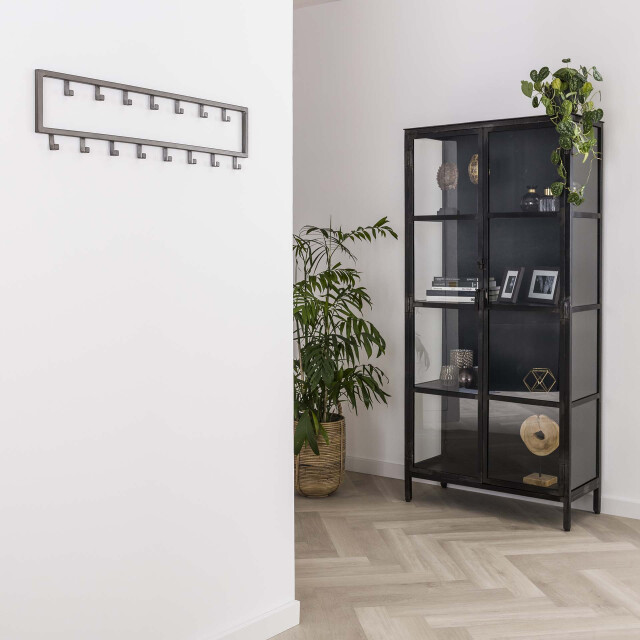 Hoyz Hoyz kapstok industrieel met 15 haken - wandkapstok 80cm 2061525 large