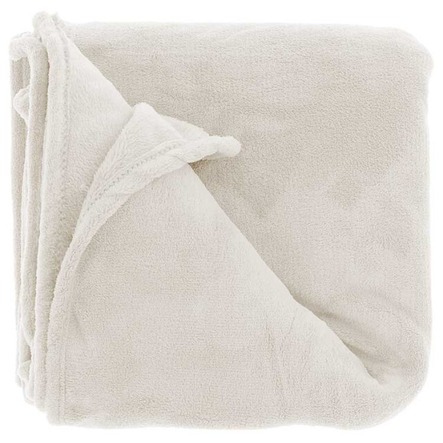 Unique Living plaid claudi 130x160cm dove white 2650125 large