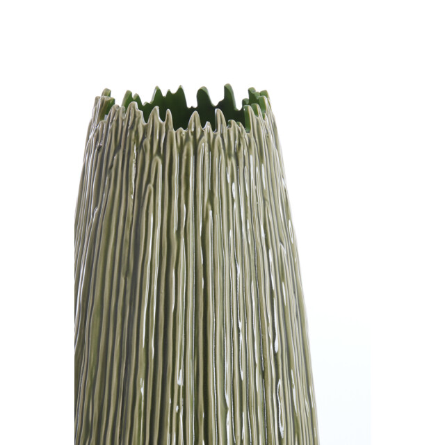 Light & Living vaas deco Ø30,5x65 cm kopra keramiek donker 2883423 large