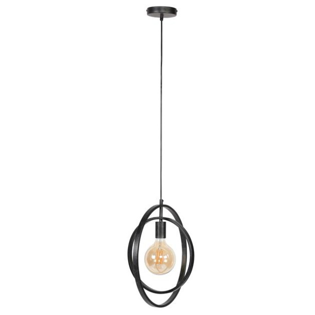 Hoyz Hoyz industrieel hanglamp 1 lamp turn around zwart 2061447 large