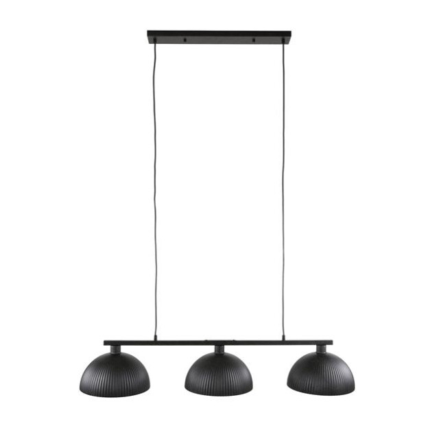 Hoyz hanglamp 3l halfronde kap-ribbel artic 2846059 large