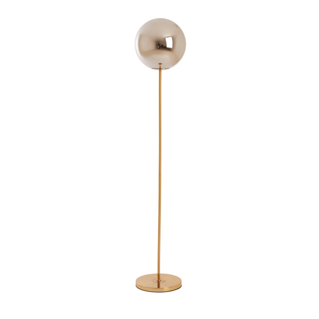 Light & Living vloerlamp Ø30x160 cm medina glas smoke+goud 2882975 large