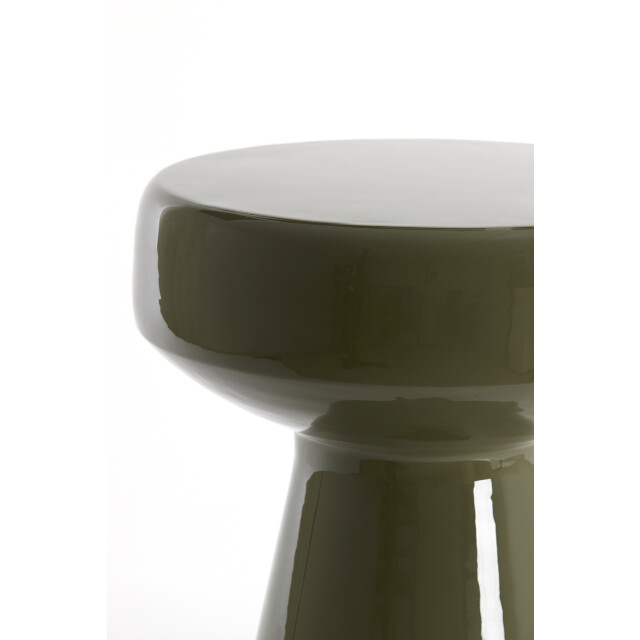 Light & Living bijzettafel Ø38x42 cm dakwa glanzend donker olijf 2882983 large