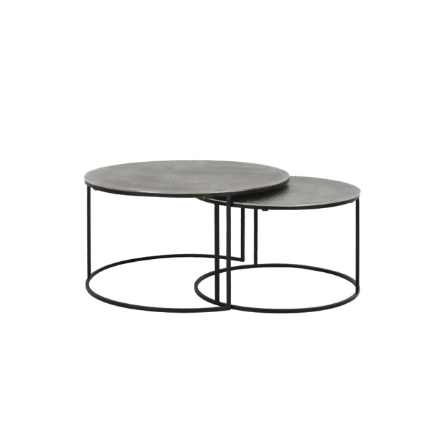 Light & Living salontafel rengo set van 2 76x76x41cm - 2394303 large