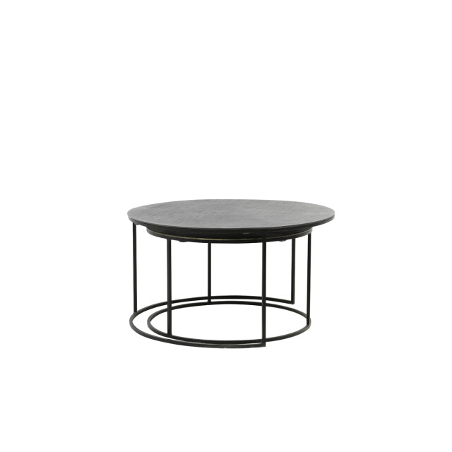 Light & Living salontafel rengo set van 2 76x76x41cm - 2394302 large
