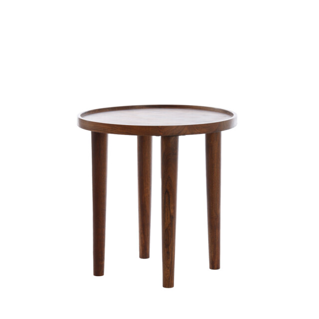 Light & Living bijzettafel Ø49x49 cm qiano acacia hout 2883160 large