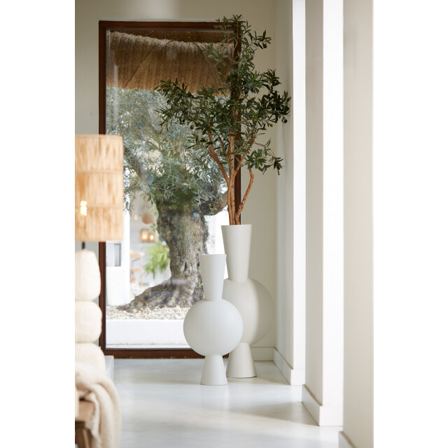 Light & Living vaas deco 37,5x22x81 cm kavandu crème 2883361 large