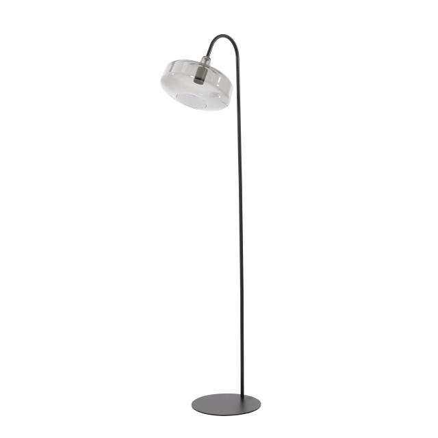 Light & Living vloerlamp 45x29,5x160 cm solna mat +smoke glas 2883003 large