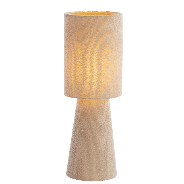 Light & Living tafellamp Ø20x57,5 cm micky bouclé zand 2882941 large
