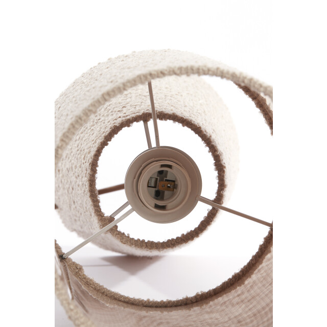 Light & Living tafellamp Ø20x57,5 cm micky bouclé zand 2882941 large