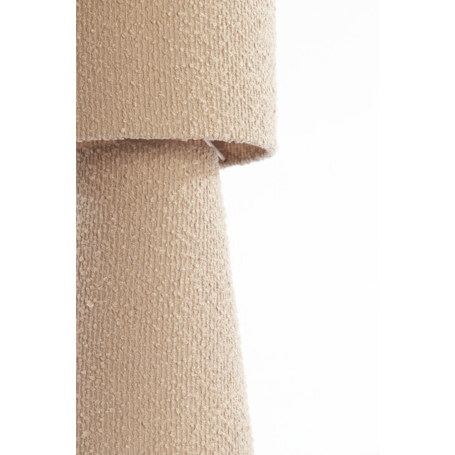 Light & Living tafellamp Ø20x57,5 cm micky bouclé zand 2882941 large