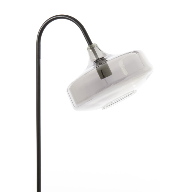 Light & Living vloerlamp 45x29,5x160 cm solna mat +smoke glas 2883003 large