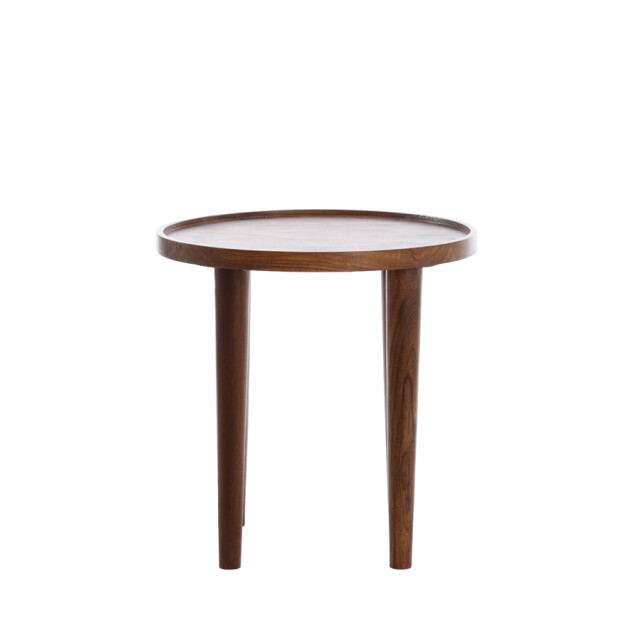 Light & Living bijzettafel Ø49x49 cm qiano acacia hout 2883160 large