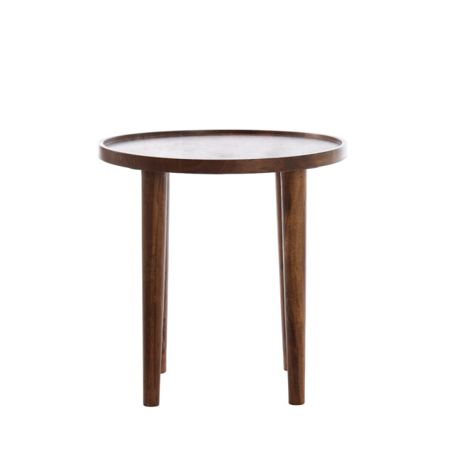Light & Living bijzettafel Ø45x45 cm qiano acacia hout 2883157 large