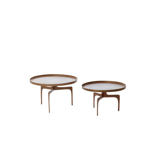 Light & Living salontafel pano set van 2 75x75x44cm - 2394332 large