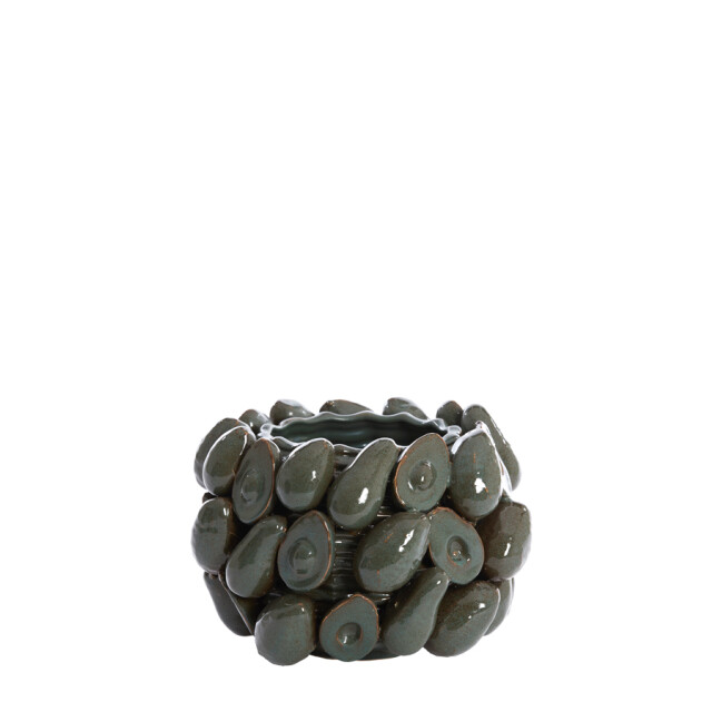 Light & Living vaas deco Ø31,5x23 cm avocado keramiek +groen 2883657 large