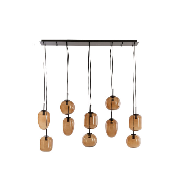 Light & Living hanglamp 10l 120x18x23 cm mezza glas 2883140 large