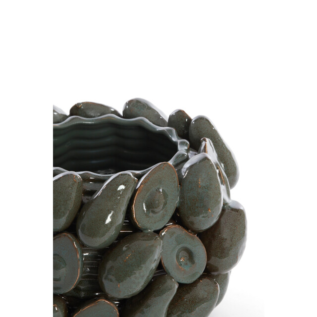 Light & Living vaas deco Ø31,5x23 cm avocado keramiek +groen 2883657 large