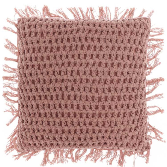 Unique Living kussen tufo 45x45cm old pink 2070532 large