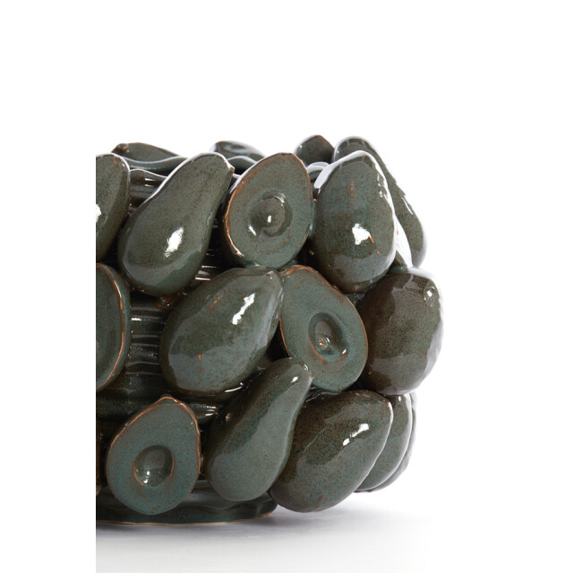 Light & Living vaas deco Ø31,5x23 cm avocado keramiek +groen 2883657 large