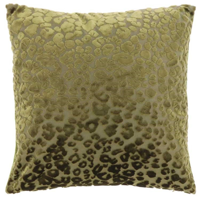 Unique Living kussen kitty 45x45cm moss green 2069883 large