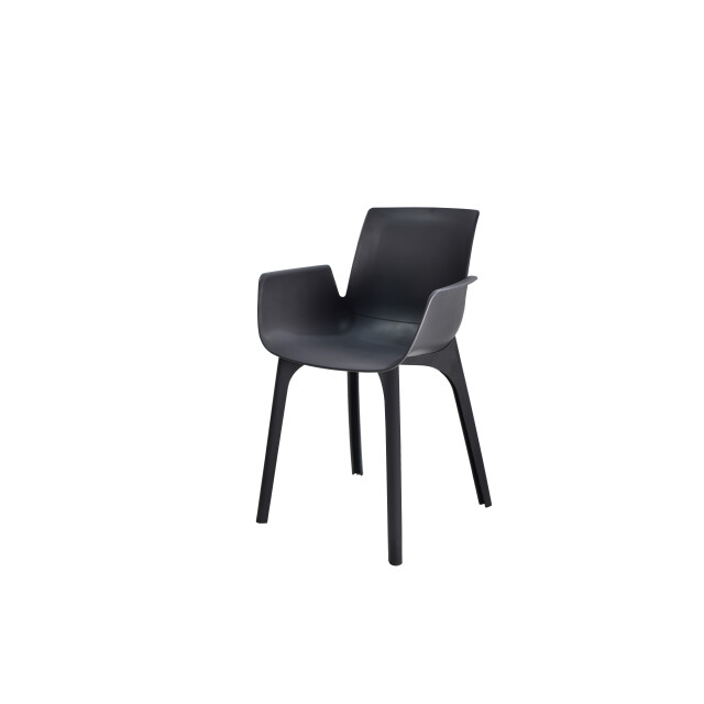 SenS-Line jasmine tuinstoel kunststof set van 4 antraciet 2853635 large