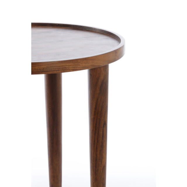 Light & Living bijzettafel Ø45x45 cm qiano acacia hout 2883157 large