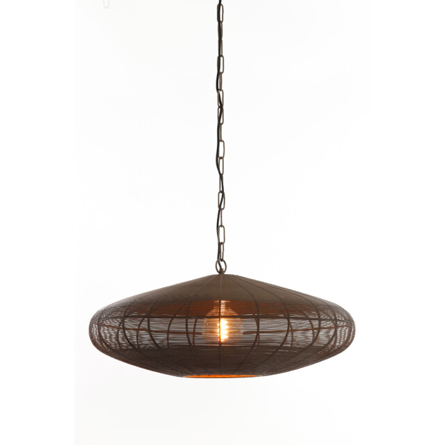 Light & Living hanglamp Ø51x20 cm bahoto mat donker 2883475 large