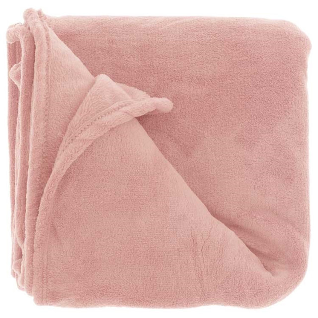 Unique Living plaid bailey eco 130x180cm old pink 2063543 large