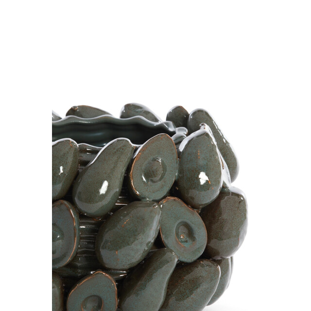 Light & Living vaas deco Ø31,5x23 cm avocado keramiek +groen 2883657 large