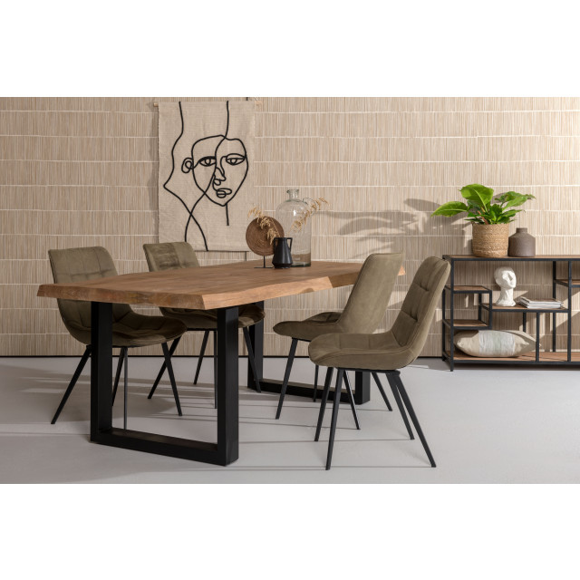 Brix e eetkamertafel u poot mangohout 200 cm 2058868 large