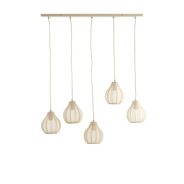 Light & Living hanglamp 5l 100x15x21,5 cm elati zand 2883461 large