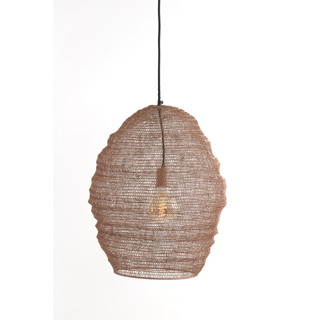 Light & Living hanglamp Ø45x60 cm nikki gaas taupe 2882841 large